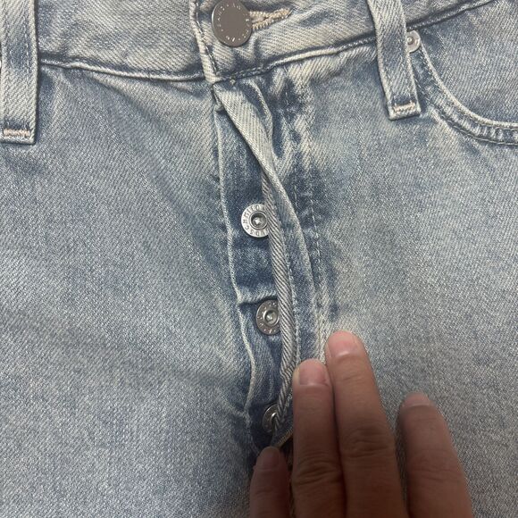 Womens Denim Jean Shorts 29R By AG Alexxis High Waist Y2K vibe Cutoff Distressed - Picture 7 of 9